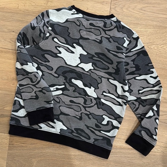 Urban Camouflage Sweatshirt Black and Gray - Picture 4 of 4